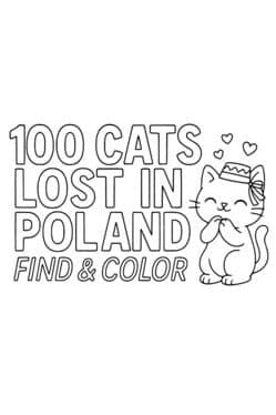 100 Cats Lost in Poland Find & Color cover
